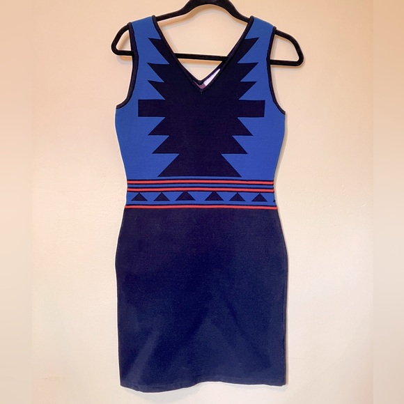 Romeo & Juliet Couture bodycon dress with Aztec motif size Small - Picture 1 of 6
